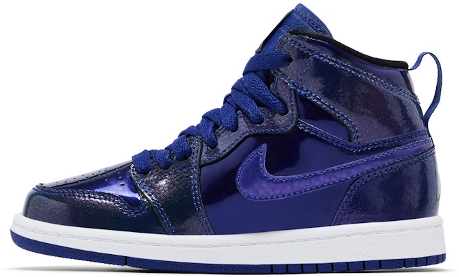 (Youth) Air Jordan 1 Retro High BP 'Deep Royal Blue' 705303-420 Lookbook (Youth) Air Jordan 1 Retro High BP 'Deep Royal Blue' 705303-420