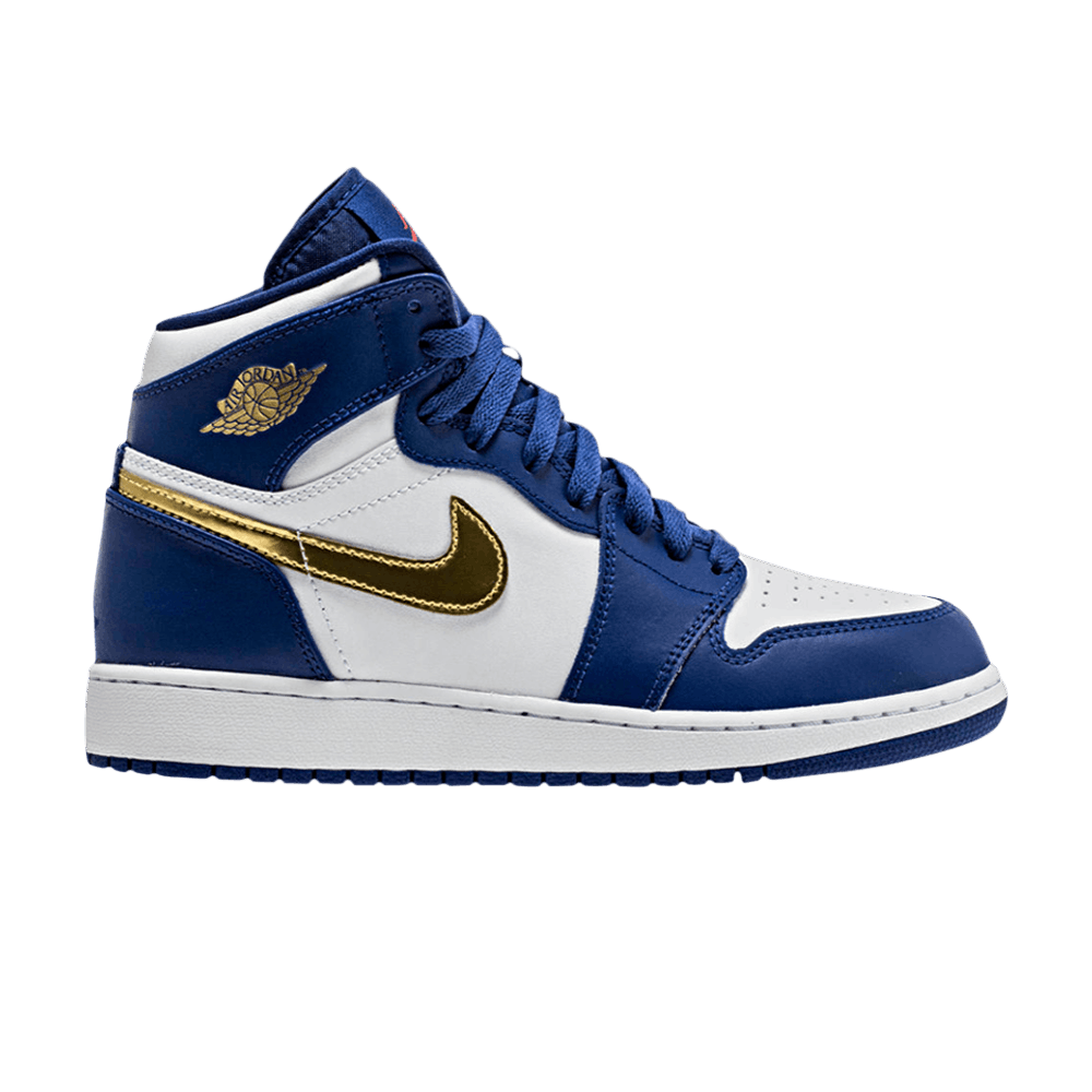 Buy (JR) 에어 조던 1 레트로 하이 BP '금메달' 705303-406