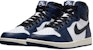 (JR) Air Jordan 1 Retro High OG 'Midnight Navy' Lelaki FD1437-401