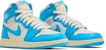 (JR) Air Jordan 1 Retro High OG 'UNC Lost & Found' dalam Bahasa Melayu. FD1437-402