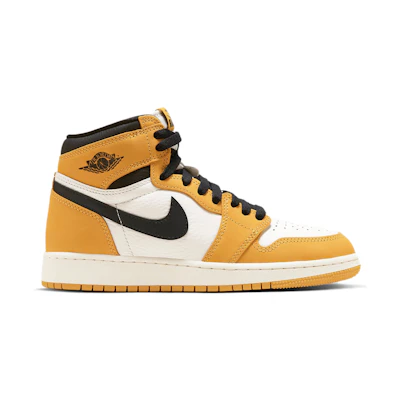 (Youth) Jordan 1 High 'Yellow Ochre'