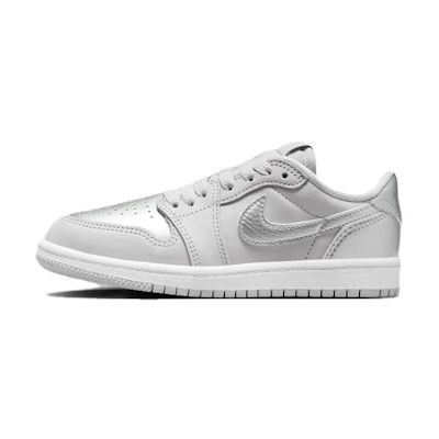 (Youth) Jordan 1 Retro Low 'Metallic Silver'