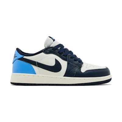 (Youth) Jordan 1 Retro Low 'Obsidian UNC'