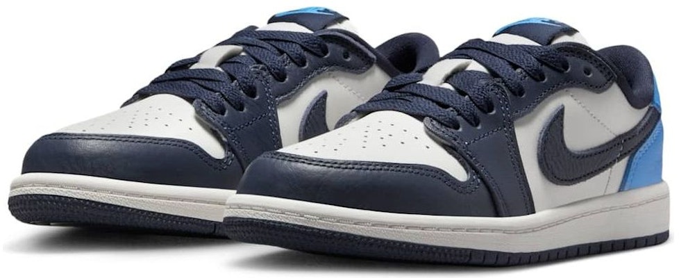 (JR) Air Jordan 1 Retro Low OG '深藍北卡' FQ5436-400 Lookbook (JR) Air Jordan 1 Retro Low OG '深藍北卡' FQ5436-400