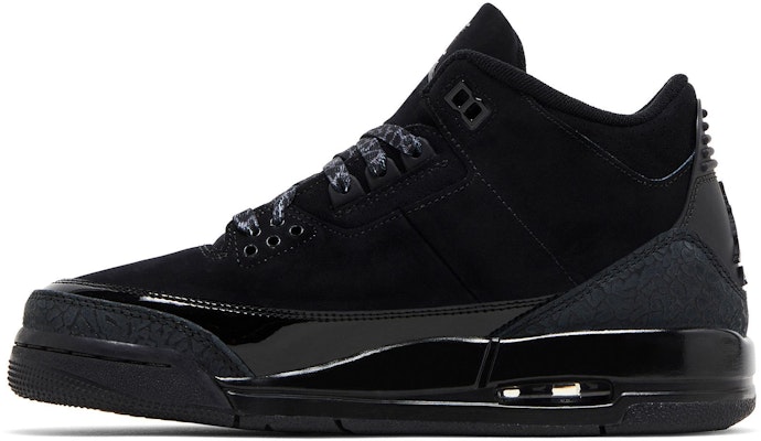 (Youth) Air Jordan 3 Retro 2025 'Black Cat' DM0967-001 Lookbook (Youth) Air Jordan 3 Retro 2025 'Black Cat' DM0967-001