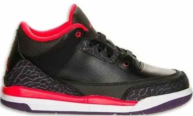 (JR) Air Jordan 3 Retro 'Negro Crimson' 429487-005 Order (JR) Air Jordan 3 Retro 'Negro Crimson' 429487-005