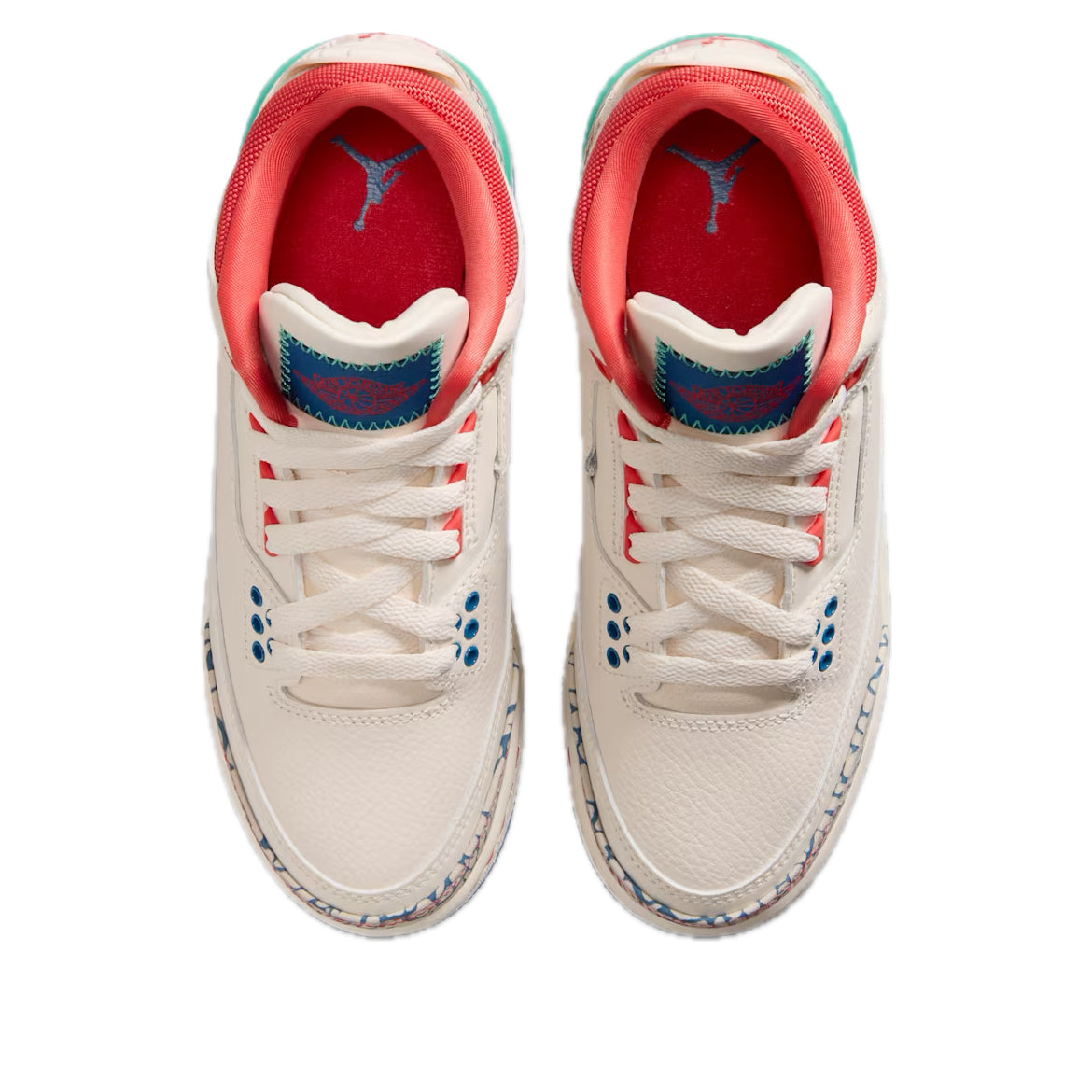 Lookbook (JR) Air Jordan 3 复刻版 ''粉笔红 & 赛道红'' IO2076-100