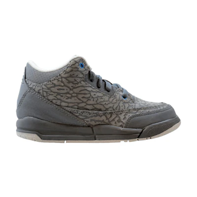 (Youth) Jordan 3 Retro 'Cool Grey Blue Glow'