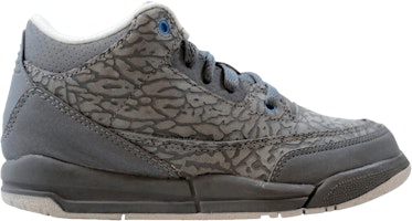 (Youth) Air Jordan 3 Retro 'Cool Grey Blue Glow' 441141-015 (Youth) Air Jordan 3 Retro 'Cool Grey Blue Glow' 441141-015