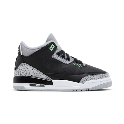 (Youth) Jordan 3 Retro 'Green Glow'