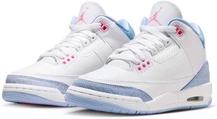 (JR) Air Jordan 3 Retro 'Blanco Cobalto Bliss' HQ0784-101 Lookbook (JR) Air Jordan 3 Retro 'Blanco Cobalto Bliss' HQ0784-101