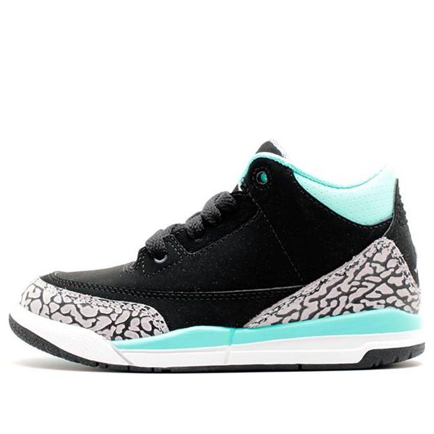 Buy (JR) Air Jordan 3 复刻 GP '黑紫绿松石' 441141-045