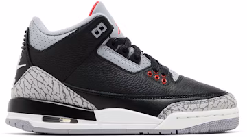 (Youth) Air Jordan 3 Retro OG 2024 'Black Cement' DM0967-010 (Youth) Air Jordan 3 Retro OG 2024 'Black Cement' DM0967-010