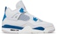 (JR) Air Jordan 4 Retro 2024 'Military Blue' Biru Tentera HF4281-141