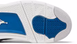Purchase (JR) Air Jordan 4 Retro 2024 'Military Blue' Biru Tentera HF4281-141