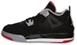 Buy (JR) Air Jordan 4 Retro 'Bred' 2012 Lelaki Original 308499-089