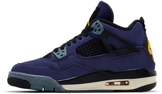 (JR) Air Jordan 4 Retro ''Lakers'' Ungu Kuning IB4171-500 Lookbook (JR) Air Jordan 4 Retro ''Lakers'' Ungu Kuning IB4171-500