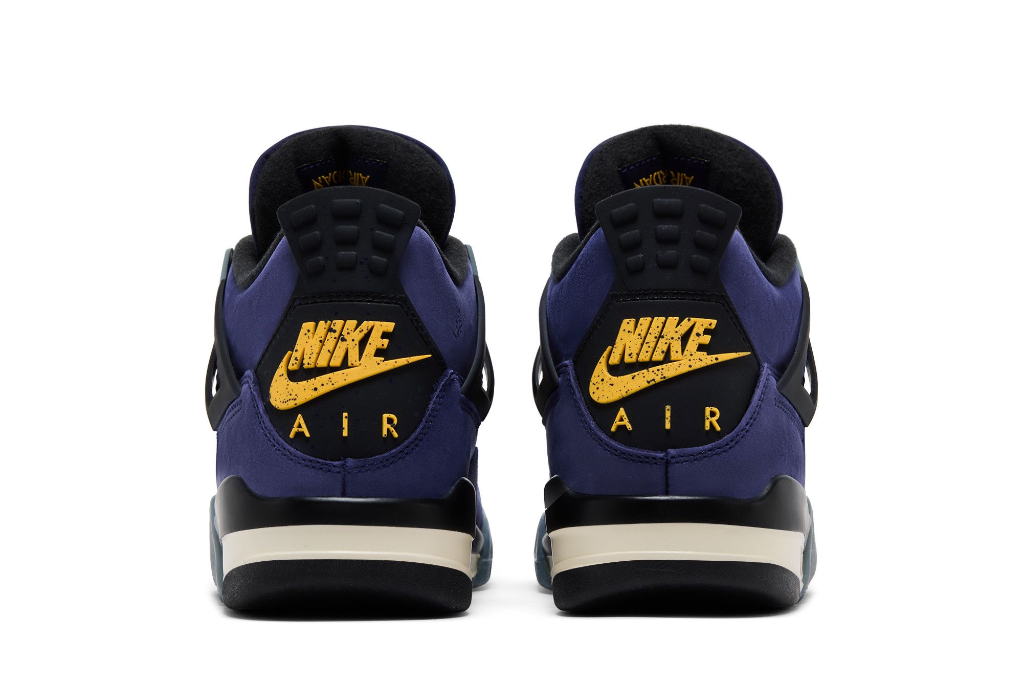 Details for (JR) Air Jordan 4 Retro ''Lakers'' Ungu Kuning IB4171-500