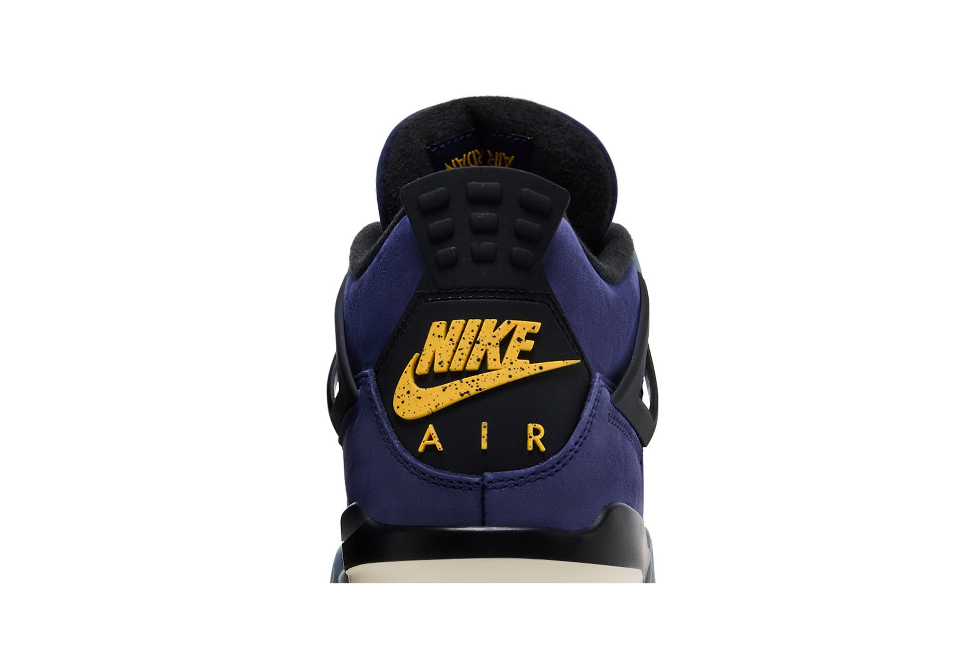 Sizing (JR) Air Jordan 4 Retro ''Lakers'' Ungu Kuning IB4171-500