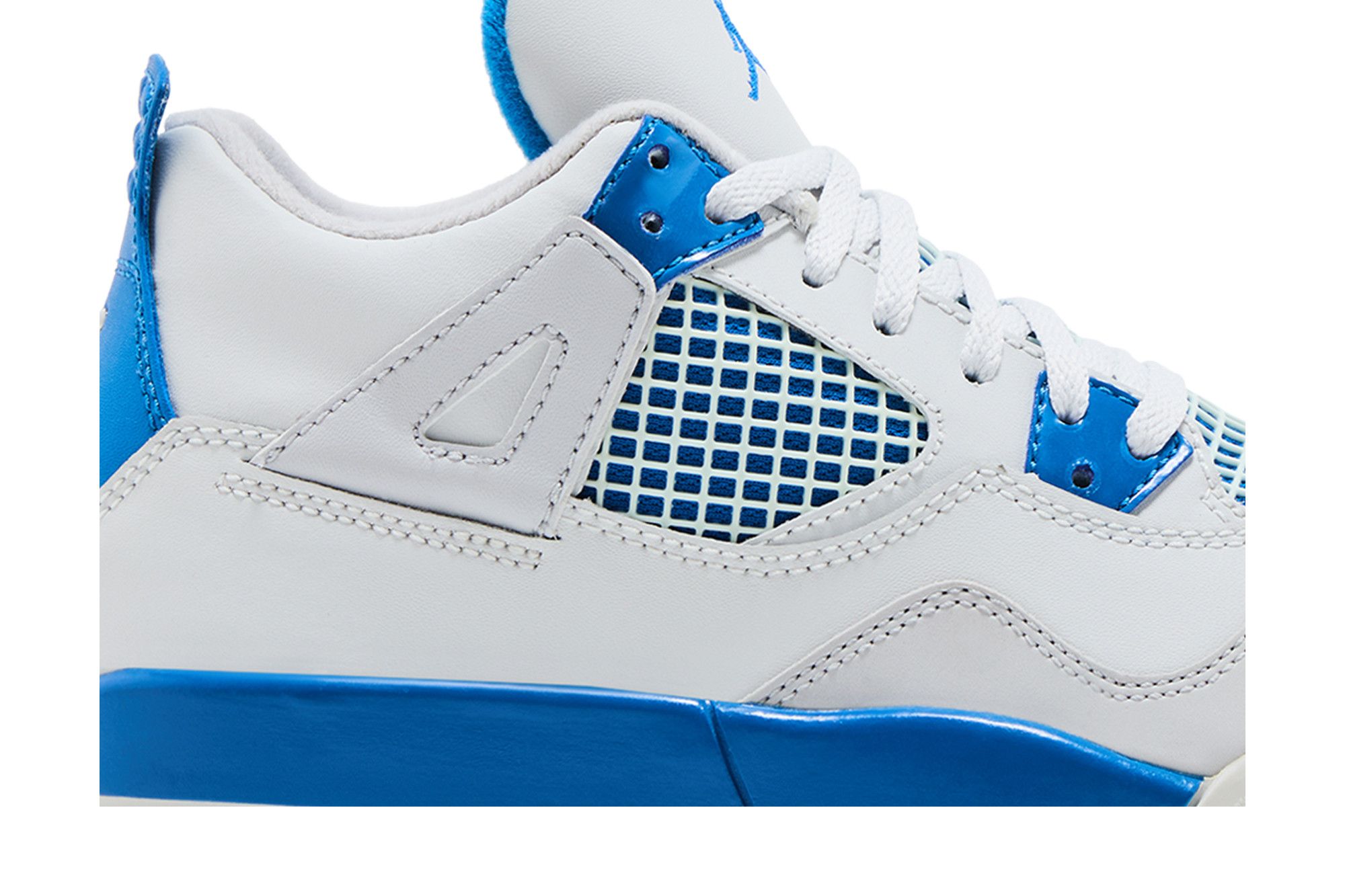 Order (JR) Air Jordan 4 Retro 'Military Blue' Sneaker Pria 308499-105