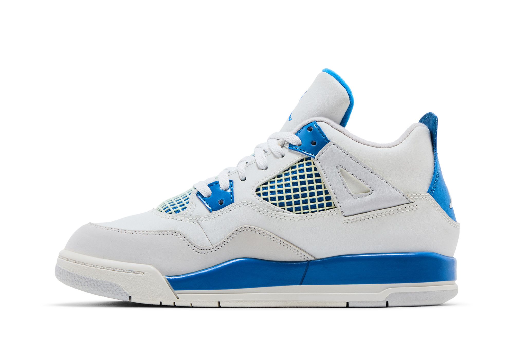 Lookbook (JR) Air Jordan 4 Retro 'Military Blue' Sneaker Pria 308499-105