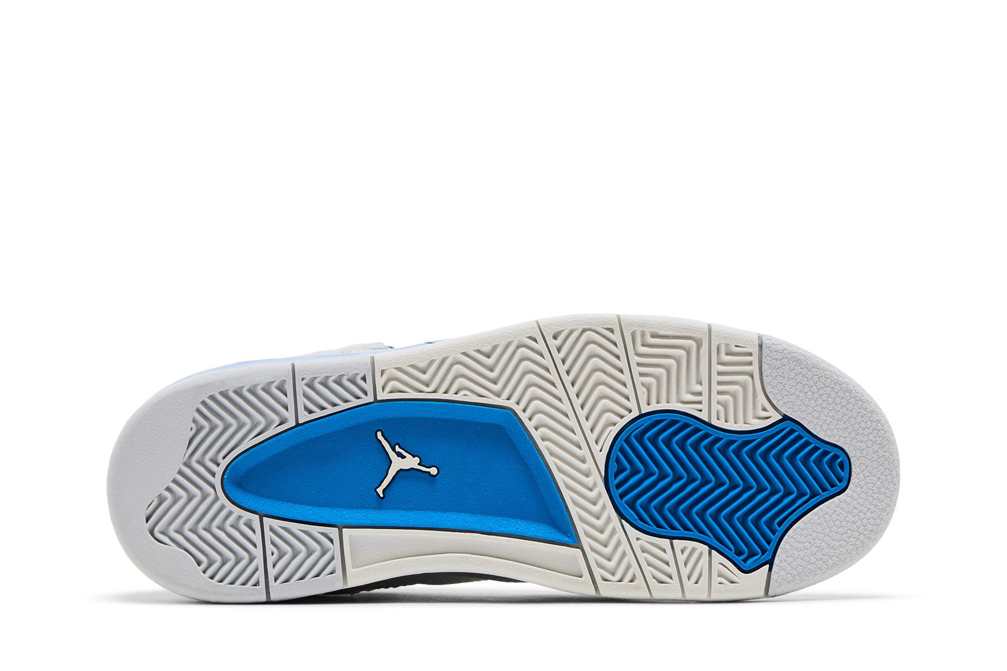 Shop (JR) Air Jordan 4 Retro 'Military Blue' Sneaker Pria 308499-105