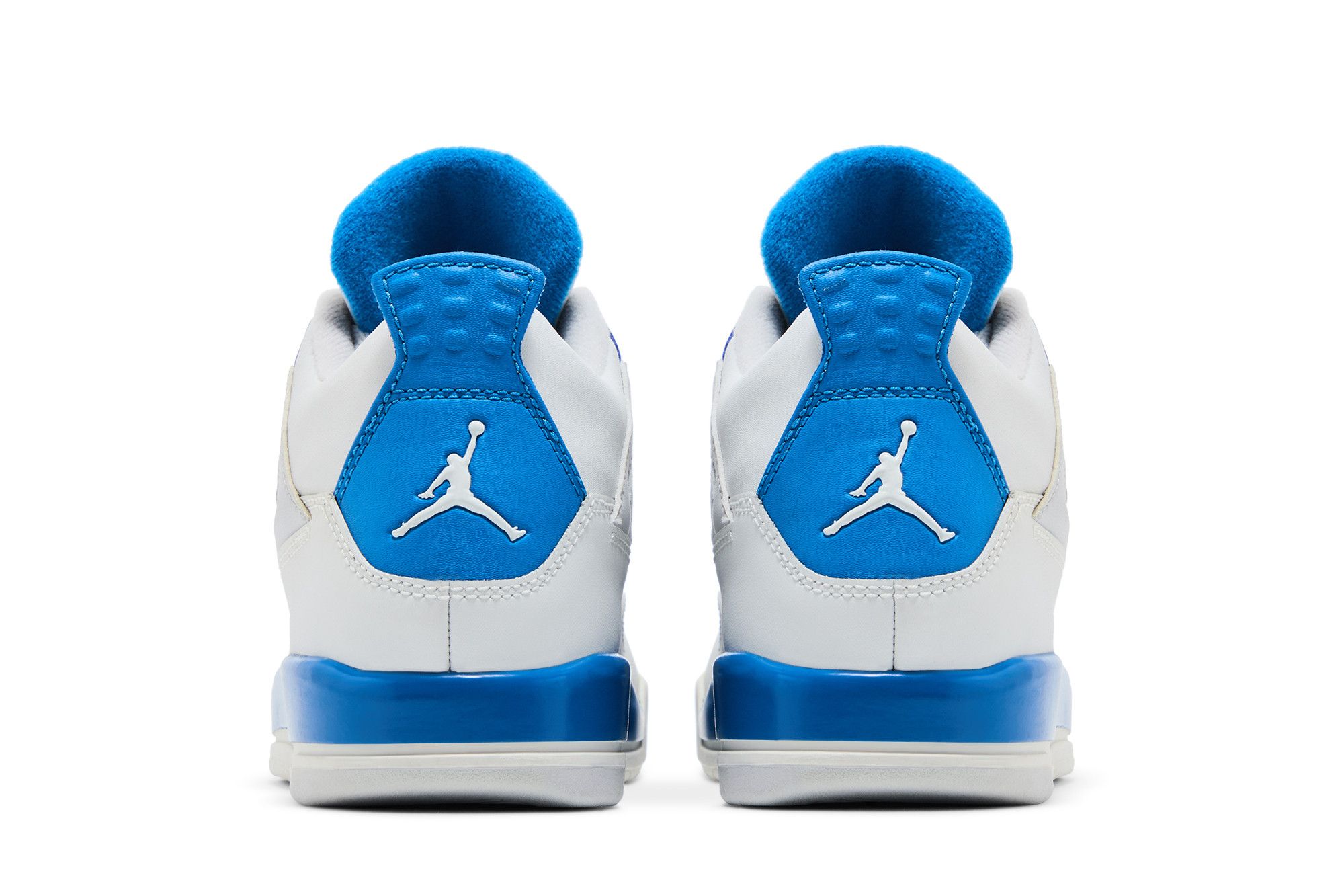 Details for (JR) Air Jordan 4 Retro 'Military Blue' Sneaker Pria 308499-105
