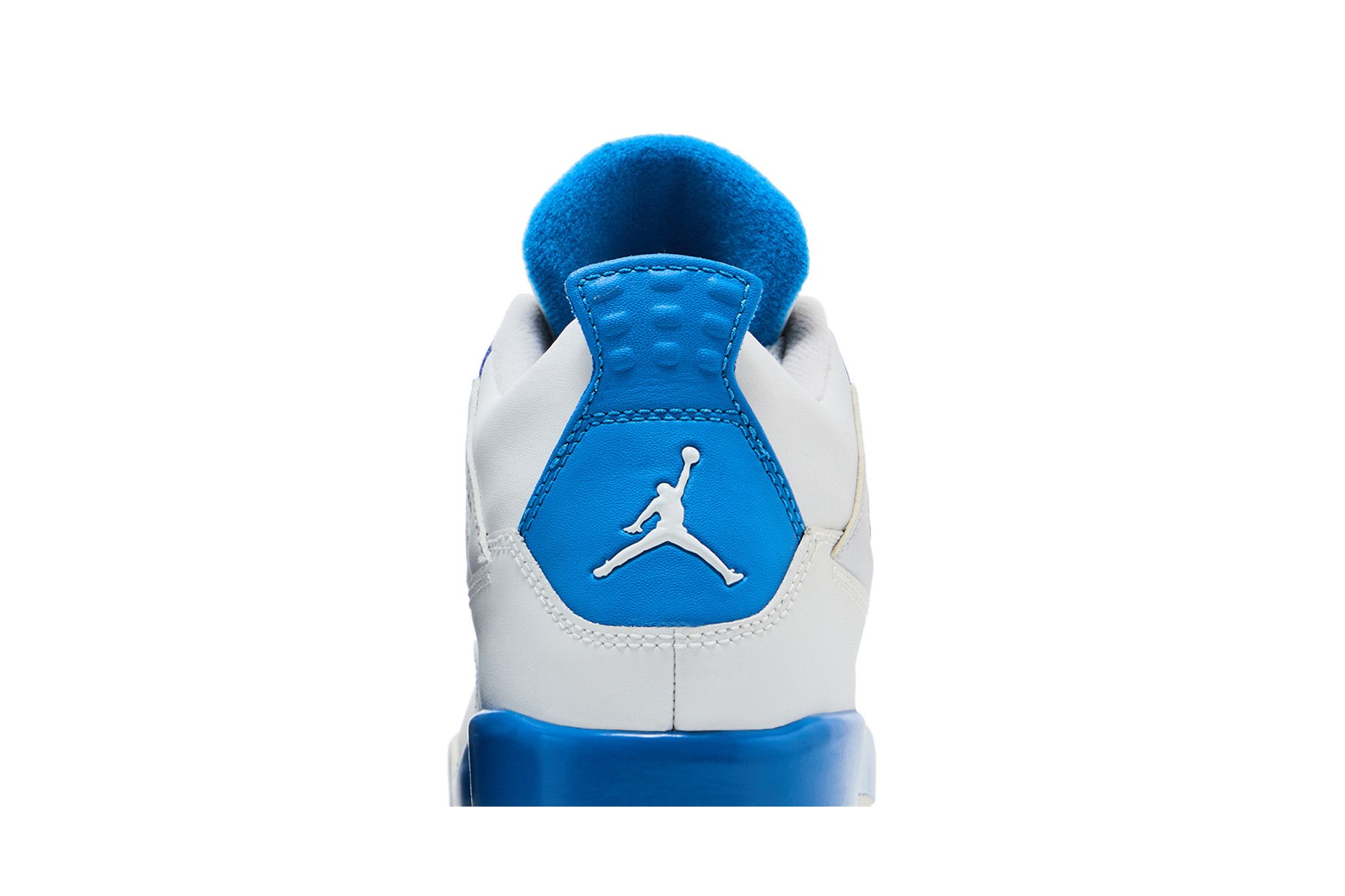 Sizing (JR) Air Jordan 4 Retro 'Military Blue' Sneaker Pria 308499-105