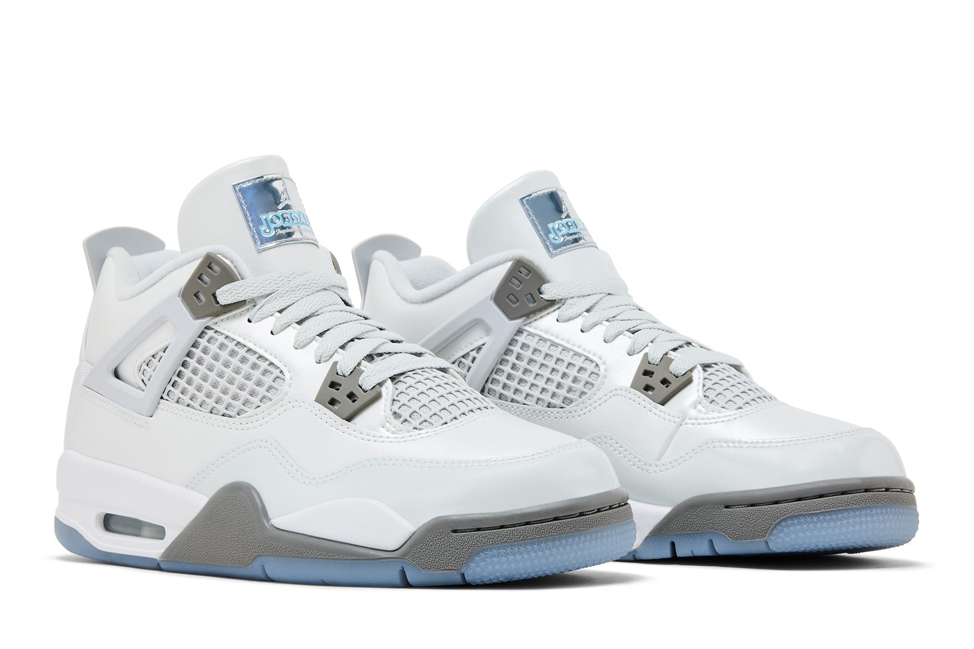 Cheap (JR) Air Jordan 4 Retro ''Photon Dust Blue Chill'' Scarpe Uomo HV4401-014