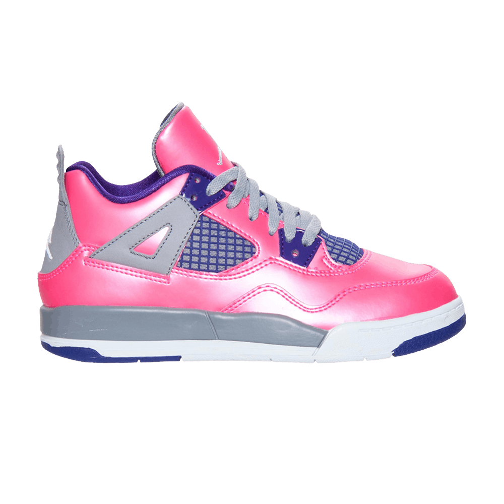 (Youth) Air Jordan 4 Retro 'Pink Foil' 487725-607