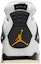 Sizing (JR) Air Jordan 4 Retro 'Emas Platinum' FZ8585-070