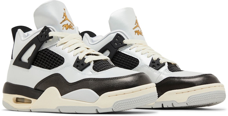 (Youth) Air Jordan 4 Retro 'Platinum Gold' FZ8585-070 Cheap (Youth) Air Jordan 4 Retro 'Platinum Gold' FZ8585-070