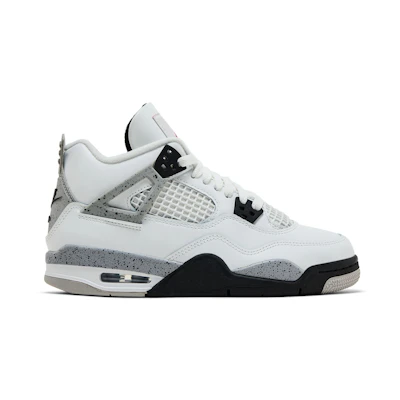 (Youth) Jordan 4 Retro 2025 'White Cement'
