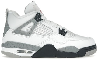 (Youth) Air Jordan 4 Retro OG 2025 'White Cement' FQ8213-100 (Youth) Air Jordan 4 Retro OG 2025 'White Cement' FQ8213-100
