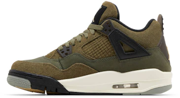 Lookbook (青少年) Air Jordan 4 Retro SE 'Craft - 橄欖綠' FB9928-200