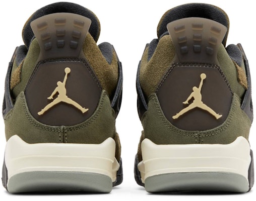 (Youth) Air Jordan 4 Retro SE 'Craft - Olive' FB9928-200 Details for (Youth) Air Jordan 4 Retro SE 'Craft - Olive' FB9928-200