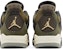 (JR) Air Jordan 4 Retro SE 'Craft - Olive' Lelaki & Wanita Kasut Retro. FB9928-200