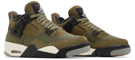 Cheap (青少年) Air Jordan 4 Retro SE 'Craft - 橄欖綠' FB9928-200