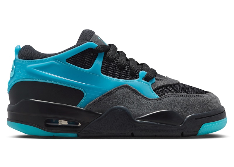 (Youth) Air Jordan 4 RM Black Gamma Blue FQ7938-040