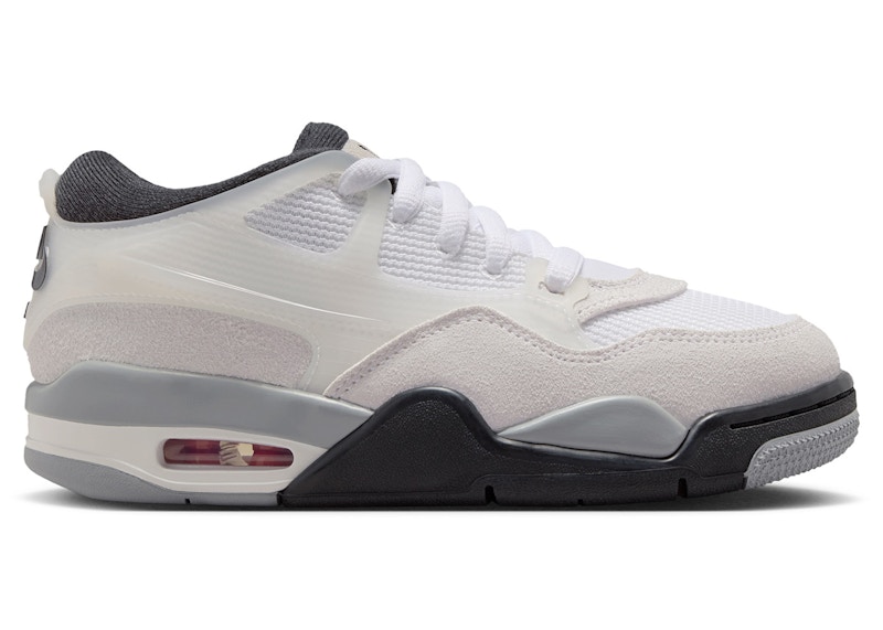 (Youth) Air Jordan 4 RM White Light Smoke Grey Black FQ7938-108