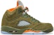 (JR) Air Jordan 5 Retro 2024 'Olive' Hijau Zaitun 440888-308