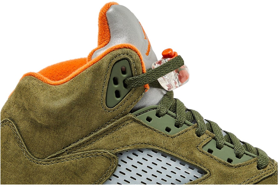 (Youth) Air Jordan 5 Retro 2024 'Olive' 440888-308 Lookbook (Youth) Air Jordan 5 Retro 2024 'Olive' 440888-308