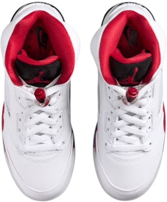 (Youth) Air Jordan 5 Retro 2025 'Fire Red' HQ7980-101 Details for (Youth) Air Jordan 5 Retro 2025 'Fire Red' HQ7980-101