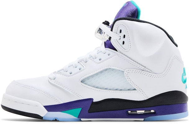 (Youth) Air Jordan 5 Retro 2025 'Grape' HQ7980-100 Lookbook (Youth) Air Jordan 5 Retro 2025 'Grape' HQ7980-100