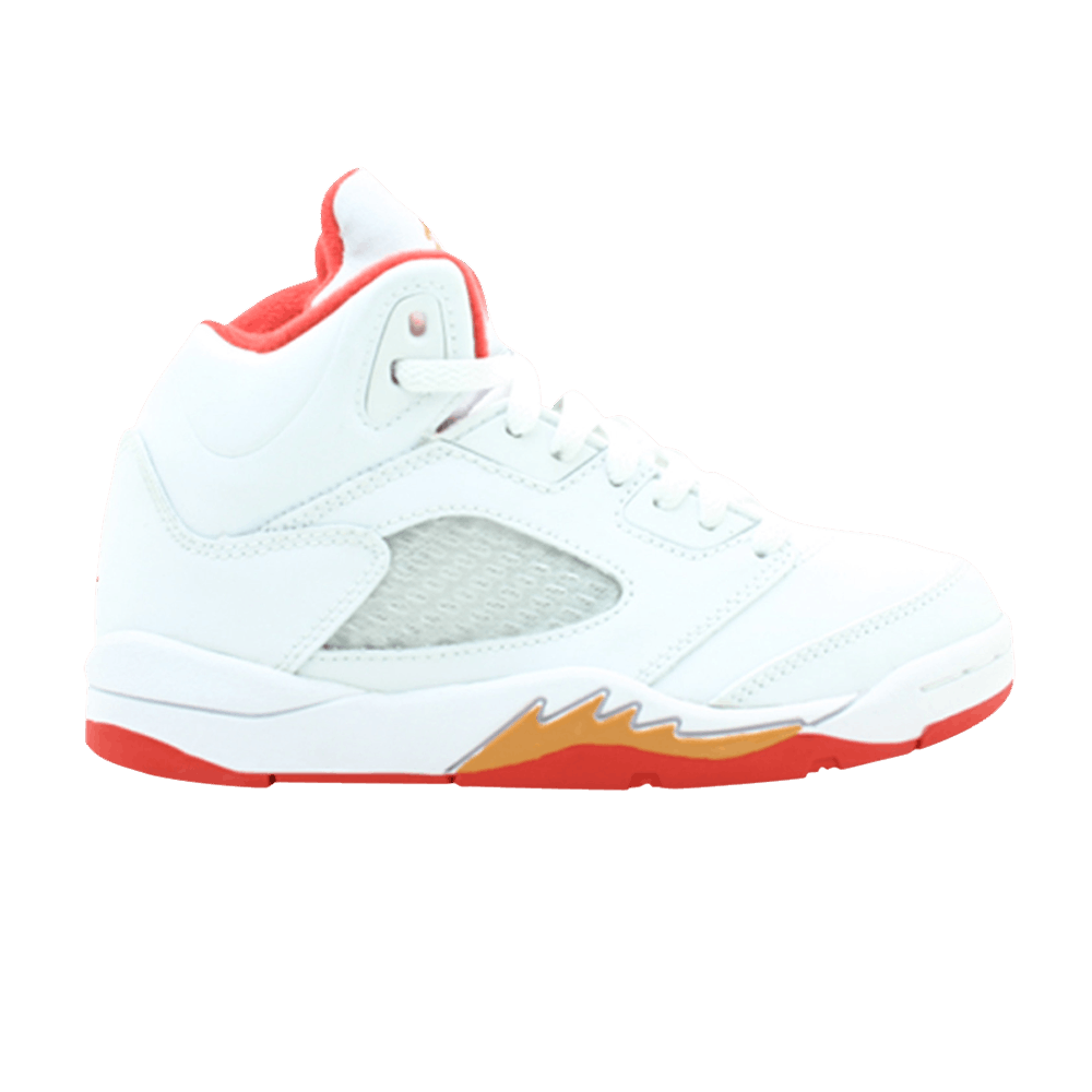 Buy (JR) 에어 조던 5 레트로 '화이트' (Air Jordan 5 Retro 'White') 135346-161