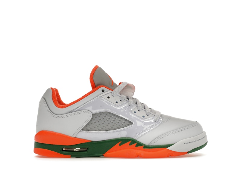 (Youth) Air Jordan 5 Retro Low Miami Hurricanes FQ1314-018