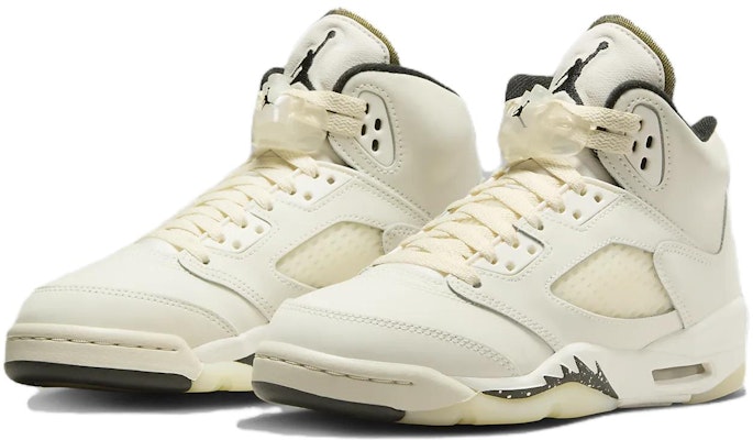 (JR) Air Jordan 5 复刻版 SE '帆白色' FQ3682-100 Shop (JR) Air Jordan 5 复刻版 SE '帆白色' FQ3682-100