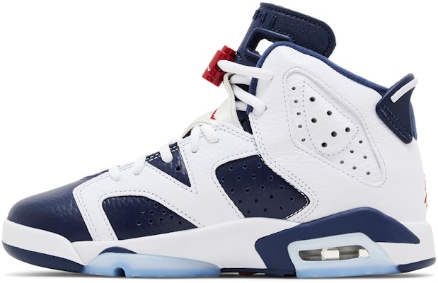 (Youth) Air Jordan 6 Retro 2024 'Olympic' 384665-164 Lookbook (Youth) Air Jordan 6 Retro 2024 'Olympic' 384665-164