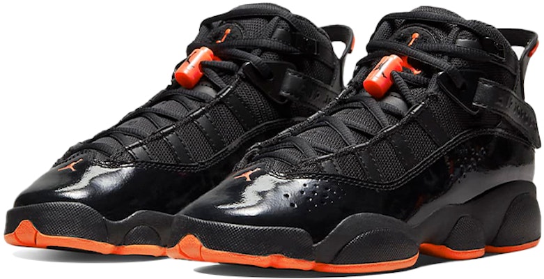 (Youth) Air Jordan 6 Rings 'Black Infrared' 323419-066 Lookbook (Youth) Air Jordan 6 Rings 'Black Infrared' 323419-066