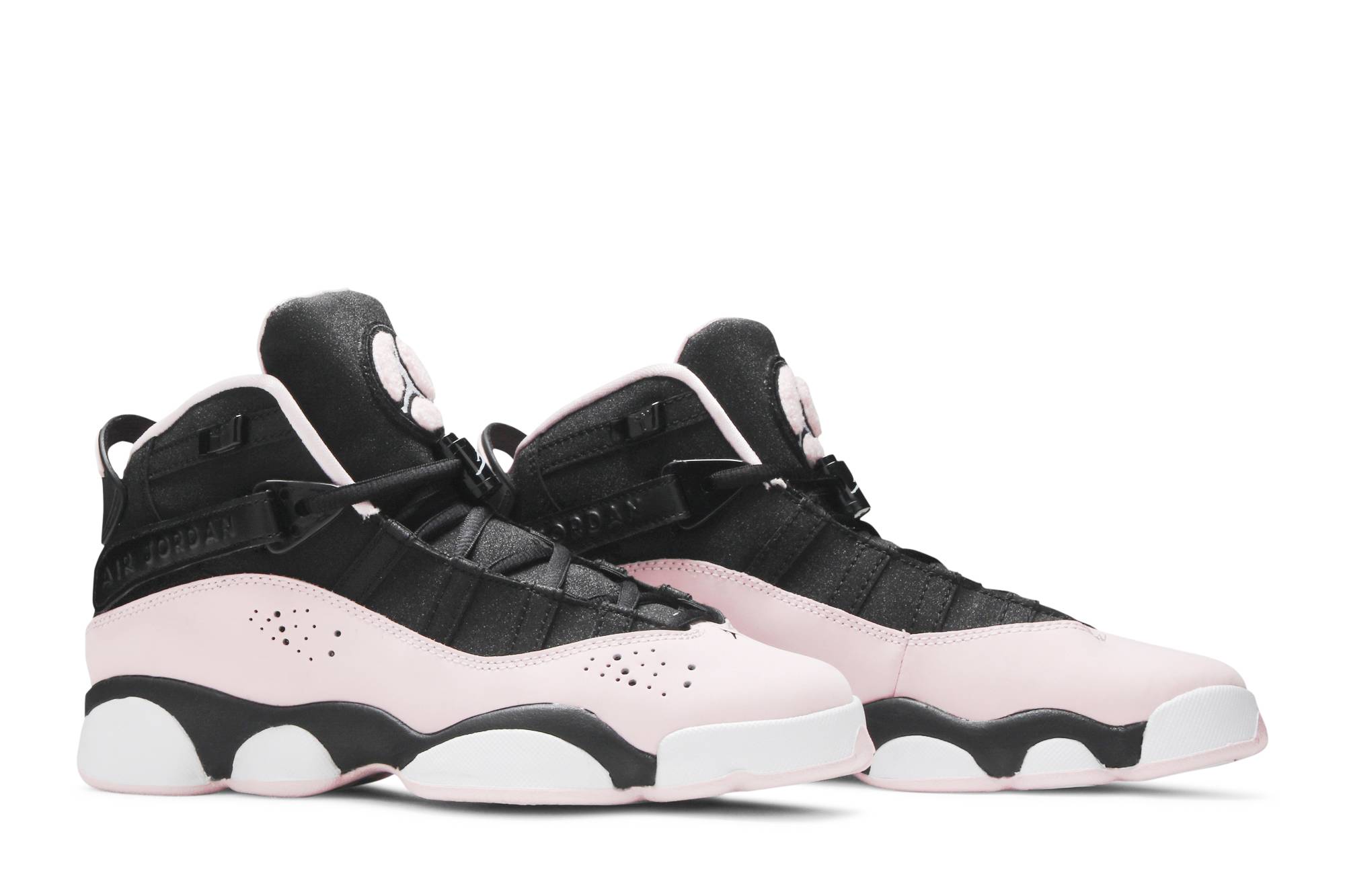 Pink 6 rings jordans best sale
